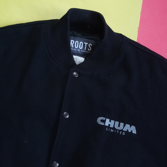 Roots Other - RARE Vintage CHUM Leather Promo Varsity Jacket